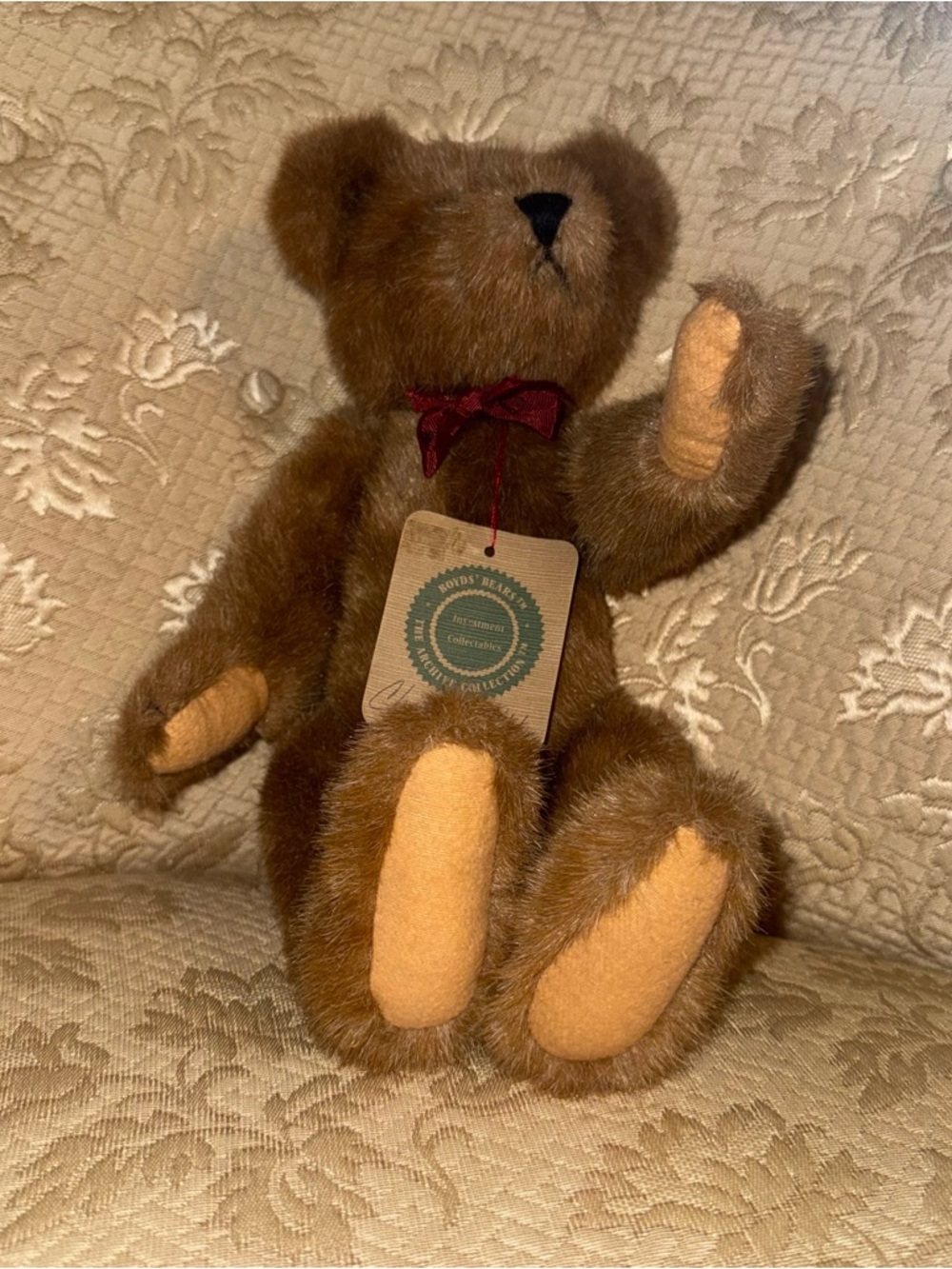 Boyds Bear Churchill Archive Collection Jointed Plush Teddy Moving Limbs